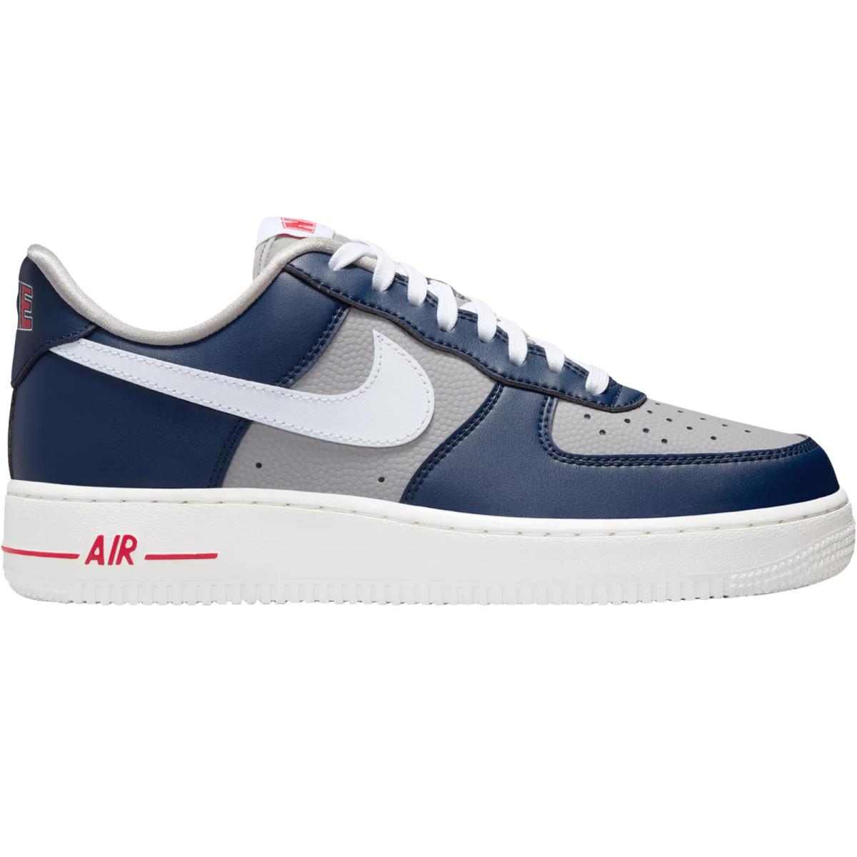 Nike Air Force 1 Women`s Casual Shoes All Colors US Sizes 6-11 College Navy/White/Pewter Grey/University Red