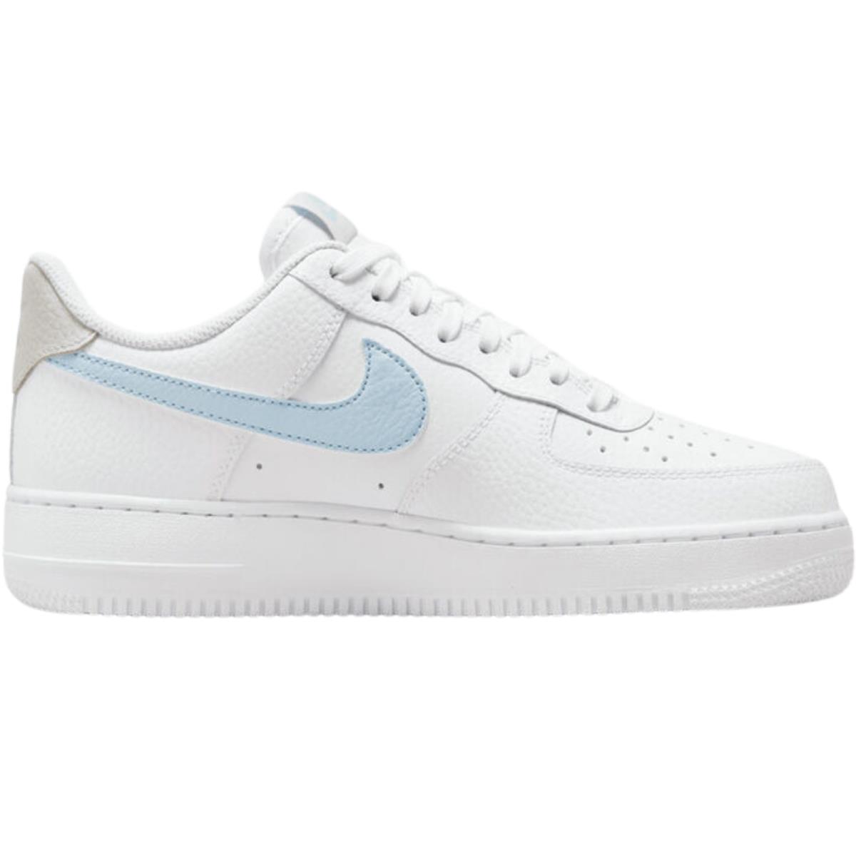 Nike Air Force 1 Women`s Casual Shoes All Colors US Sizes 6-11 White/Light Armory Blue/Light Bone