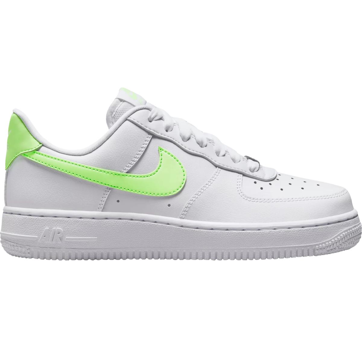Nike Air Force 1 Women`s Casual Shoes All Colors US Sizes 6-11 White/Lime Blast