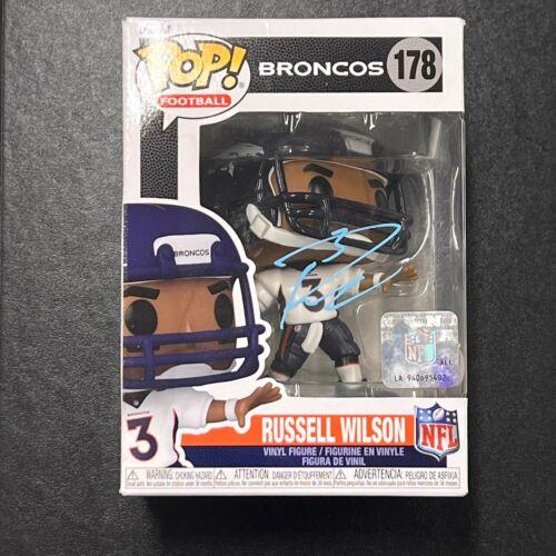 Russell Wilson Signed Funko Pop 178 Psa/dna Denver Broncos