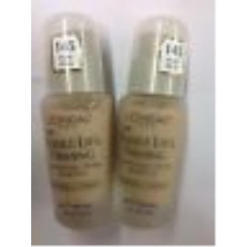 4 X L`oreal Visible Lift Firming Foundation SPF17 Beige 145 New
