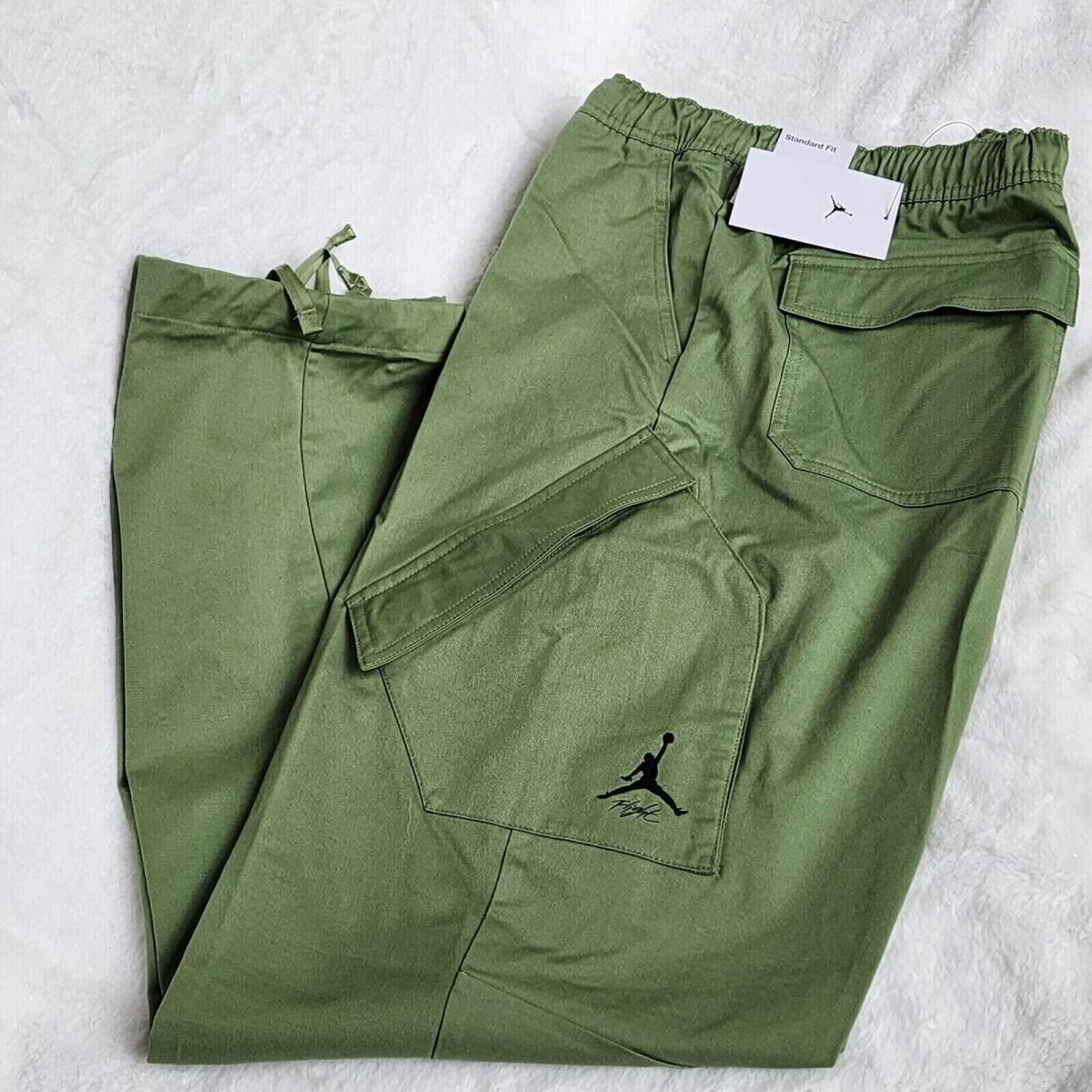 Nike Jordan Essentials Chicago Cargo Pants Light Olive FB7305-340 Size S