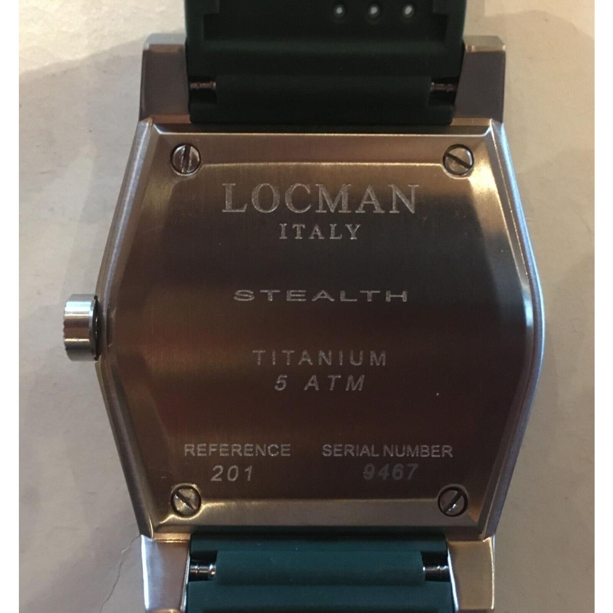 Vintage Watch Locman Titanium Stealth Date Quartz 201 Torino