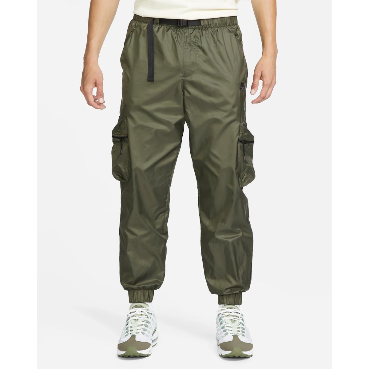 Nike Tech Lined Woven Pants FB7911-325 Green Mens 2XL