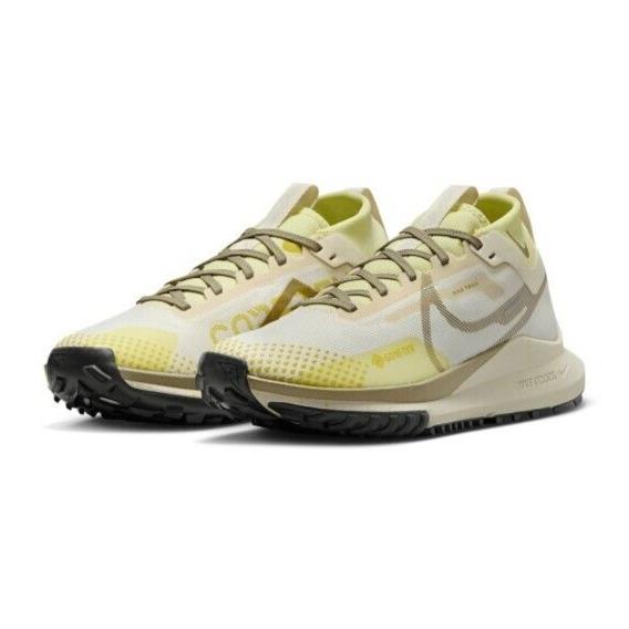 Nike React Pegasus Trail 4 Gtx Women Size 10 Shoes DJ7929-101 Pale Ivory - Multicolor