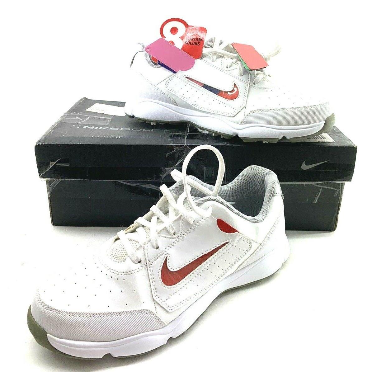 Nike Remix Junior II Golf Shoe White Size 6Y Custom Color Logo