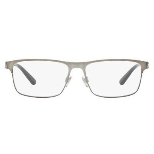 Ralph Lauren RL5095 Eyeglasses RX Men Silver Rectangle 56mm