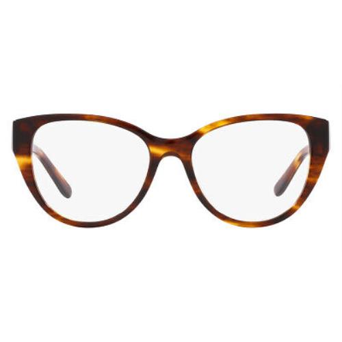 Ralph Lauren RL6234BU Eyeglasses Stripped Havana Cat Eye 55mm