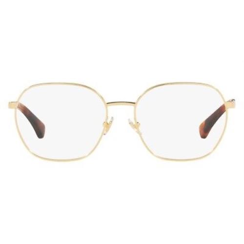 Ralph Lauren RA6051 Eyeglasses Women Shiny Gold Irregular 54mm