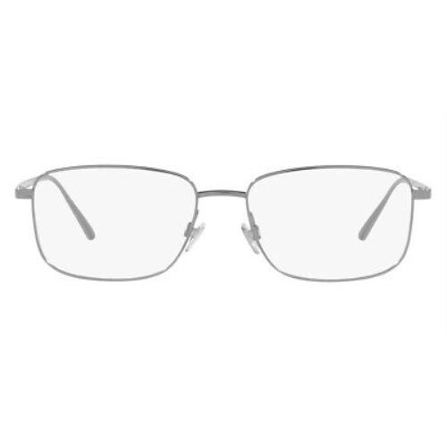 Ralph Lauren RL5113T Eyeglasses Men Shiny Gunmetal Square 56mm