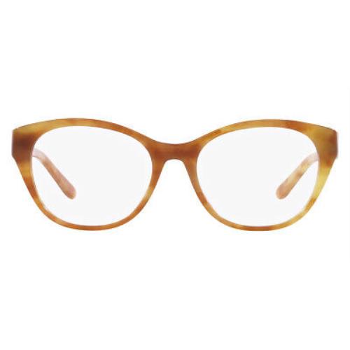 Ralph Lauren RL6235QU Eyeglasses Light Havana Cat Eye 54mm