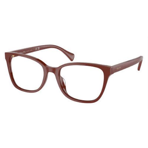 Ralph Lauren RA7137U Eyeglasses Women Shiny Brown Red 51mm