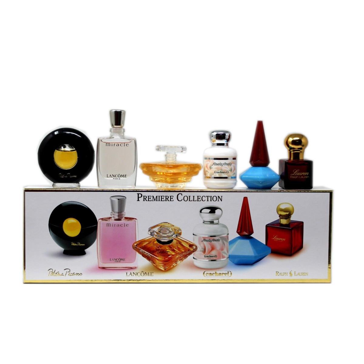 Ralph Lauren Premiere Miniature Collection 6 Piece Gift Set with Miracle Edp Splash 5ML