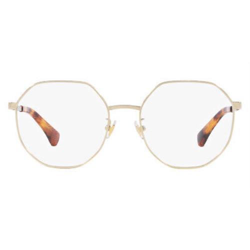 Ralph Lauren RA6052 Eyeglasses Shiny Pale Gold Irregular 55mm