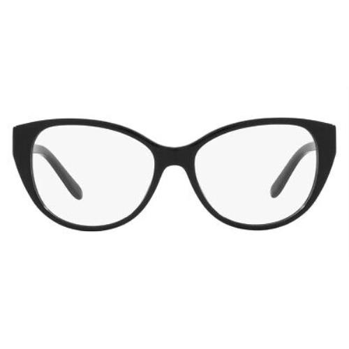 Ralph Lauren RL6223B Eyeglasses Women Shiny Black Cat Eye 55mm