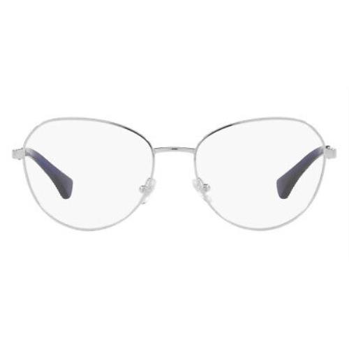 Ralph Lauren RA6054 Eyeglasses Women Shiny Silver Irregular 54mm