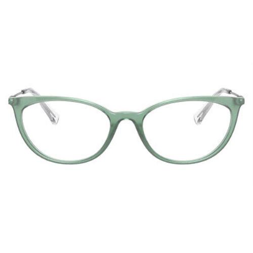 Ralph Lauren RA7123 Eyeglasses Women Green Cat Eye 53mm