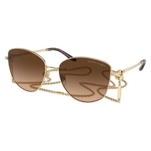 Ralph Lauren RL7079 Sunglasses Pale Gold / Taupe Gradient