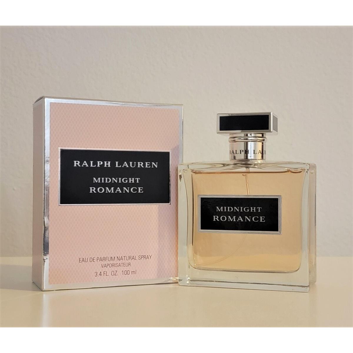 Romance Midnight by Ralph Lauren 3.4 oz / 100 ml Edp Spy Perfume For Women Femme