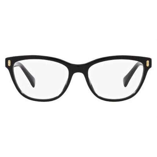 Ralph Lauren RA7152U Eyeglasses Women Shiny Black Oval 52mm