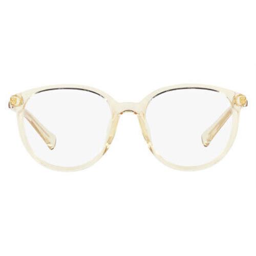 Ralph Lauren RA7149U Eyeglasses Shiny Transparent Pinot Gray 50mm