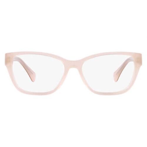 Ralph Lauren RA7150 Eyeglasses Shiny Opal Pink Square 55mm