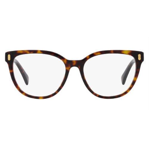 Ralph Lauren RA7153 Eyeglasses Shiny Dark Havana Oval 53mm