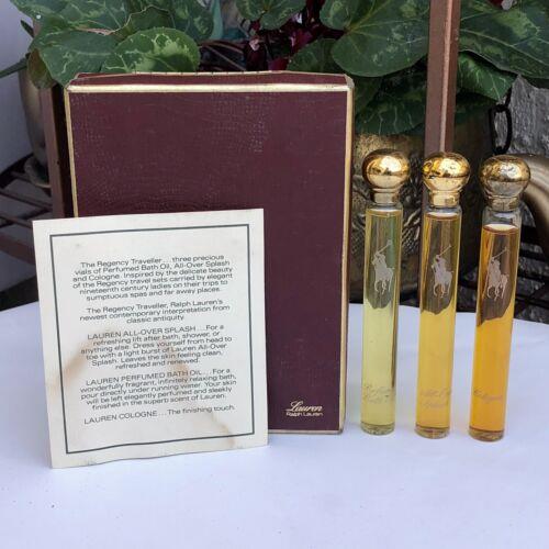 Vintage Lauren Ralph Lauren Perfume Set 7/16oz Bath Splash Oil Cologne Cosmair