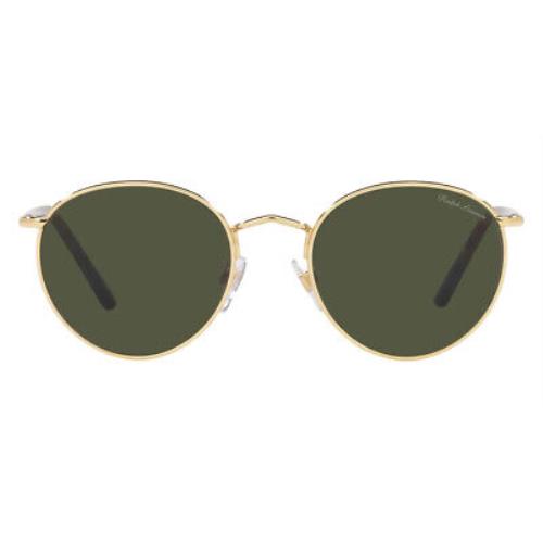 Ralph Lauren RL7076 Sunglasses Shiny Pale Gold Green 51mm