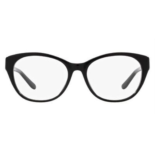 Ralph Lauren RL6235QU Eyeglasses Women Black Cat Eye 54mm