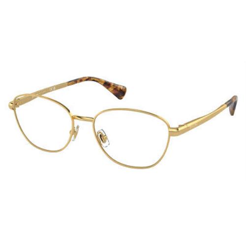 Ralph Lauren RA6057 Eyeglasses Women Shiny Gold 54mm