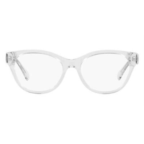 Ralph Lauren RA7141 Eyeglasses Women Shiny Crystal Cat Eye 52mm