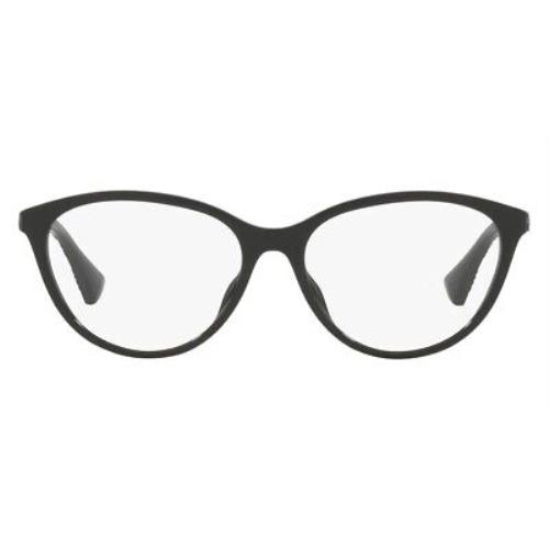 Ralph Lauren RA7140U Eyeglasses Women Shiny Black Cat Eye 53mm