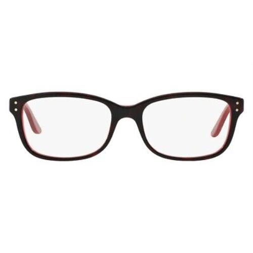 Ralph Lauren RL6062 Eyeglasses RX Women Havana Square 52mm
