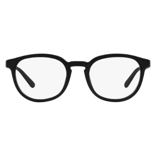 Ralph Lauren RL6224U Eyeglasses Men Matte Black Wayfarer 51mm