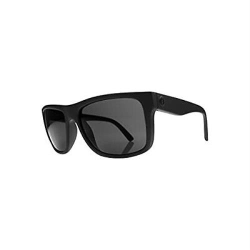 Electric Swingarm Sunglasses Matte Black Frame Grey Lenses