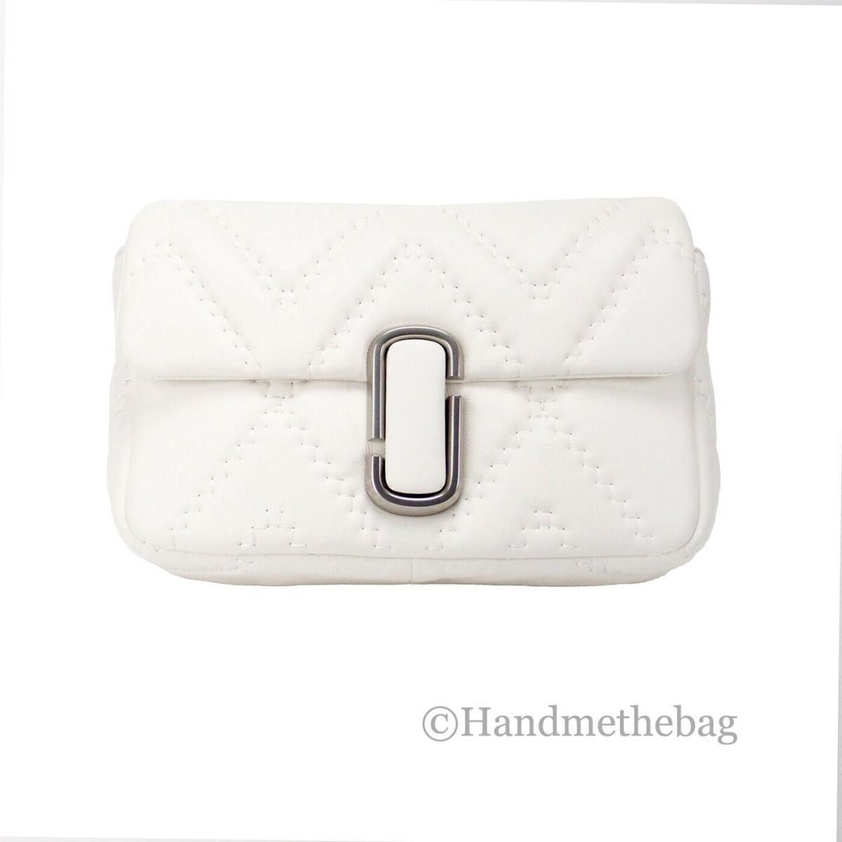 Marc Jacobs The J Marc Cotton Quilted Leather Shoulder Crossbody Bag
