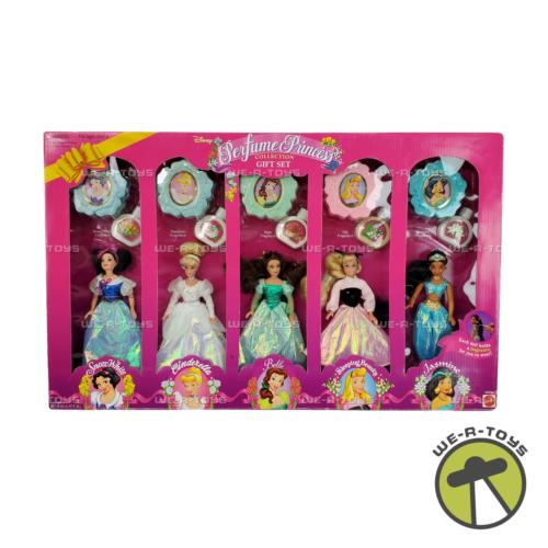 Disney Perfume Princess Collection Gift Set Five Dolls Mattel 14134