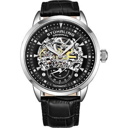 Stuhrling Mens Watch-automatic Watch Skeleton Watches For Men