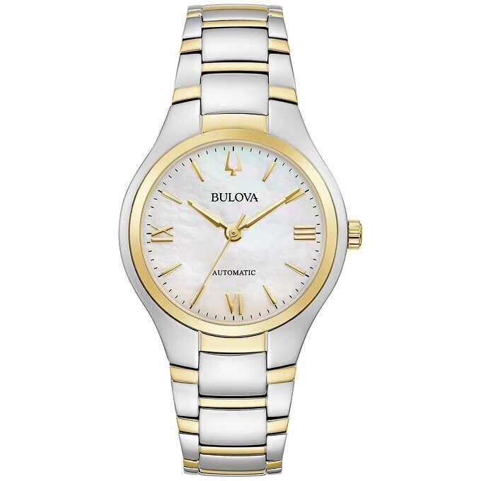 Bulova 98L297 Mother of Pearl Dial Automatic Two-tone Classic Women`s Watch