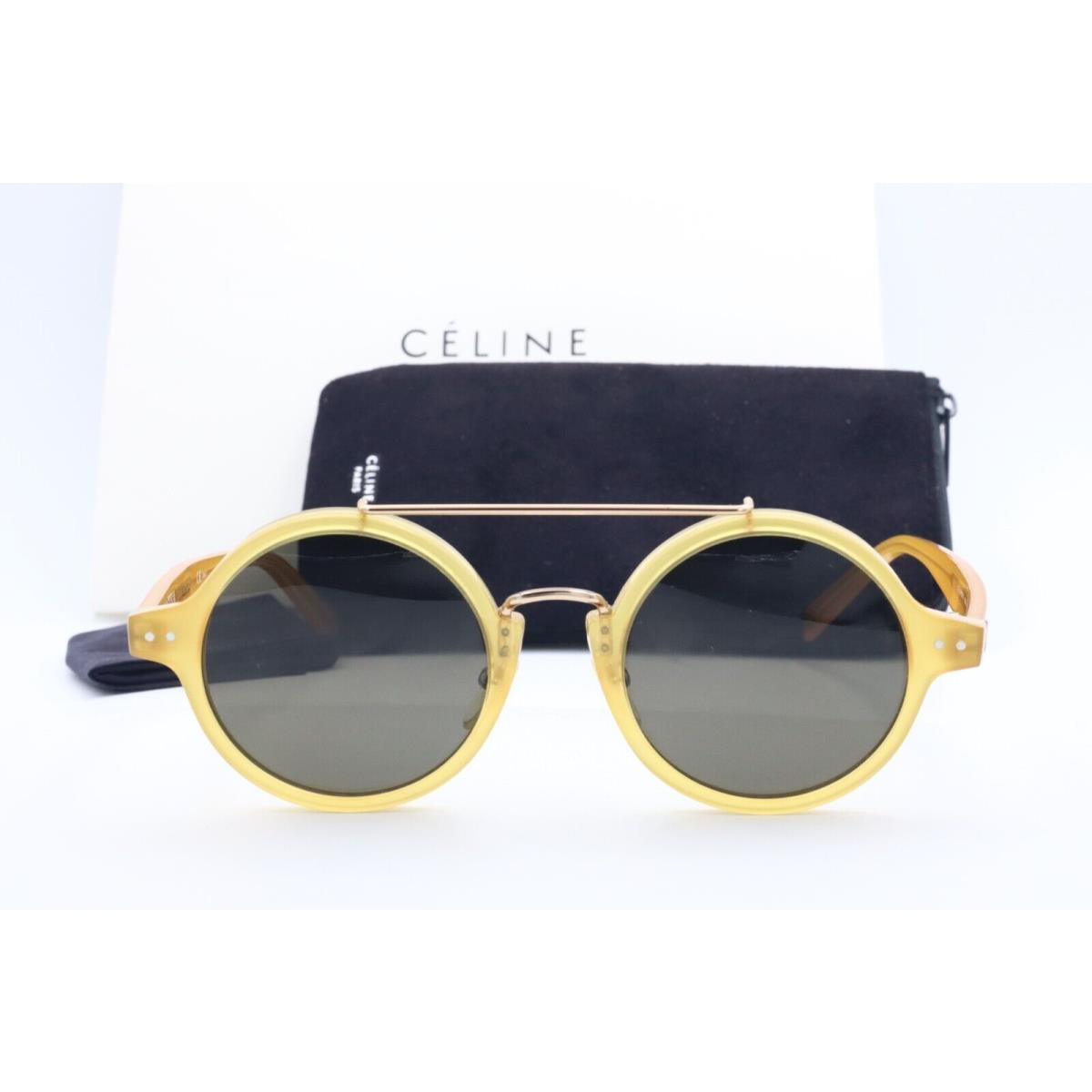 Celine CL 41442 F/s PD970 Round Sunglasses Whiskey / Gray Lens