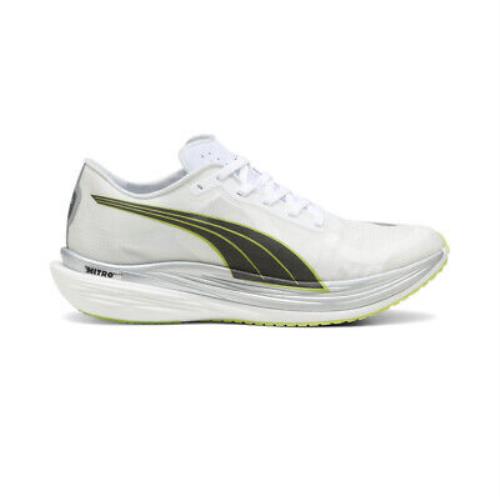 Puma Deviate Nitro Elite 2 Running Mens White Sneakers Athletic Shoes 37778604 - White