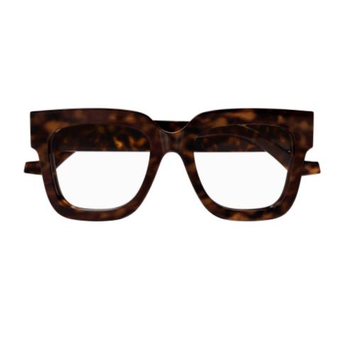 Gucci GG1549O 002 Havana Oversized Square Women Eyeglasses