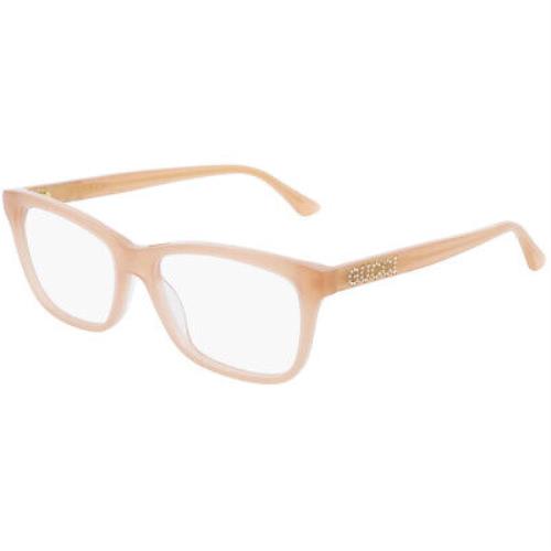 Gucci GG 731O 003 Pink Plastic Rectangle Eyeglasses 53mm