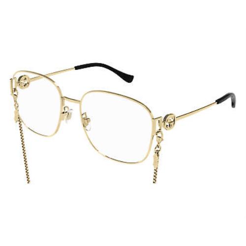 Gucci GG1209O-001 Gold Gold Eyeglasses
