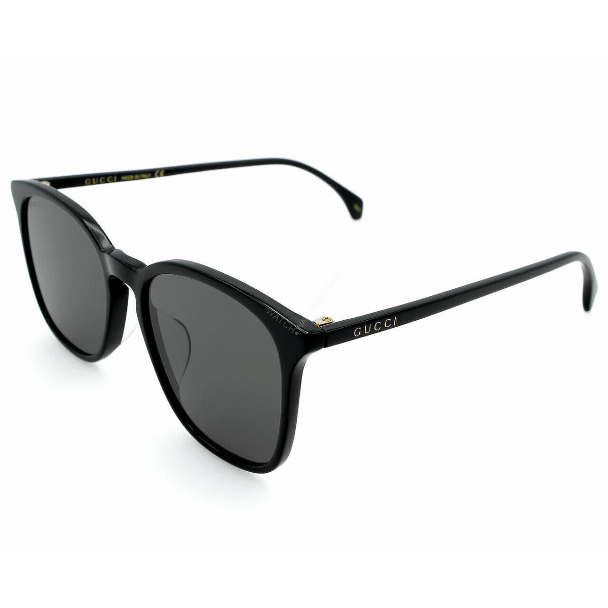 Gucci Full-rim Black/gray Lens 55-150MM Men`s Sunglasses GG0547SK 001