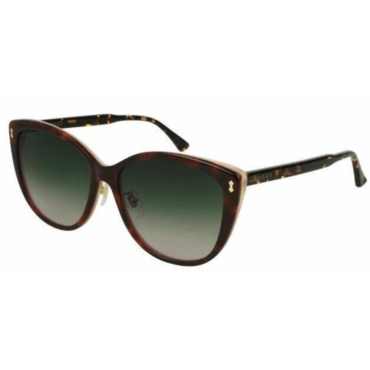 Gucci Havana Green Gradient Women`s Sunglasses GG0193SK 004 58-16-150