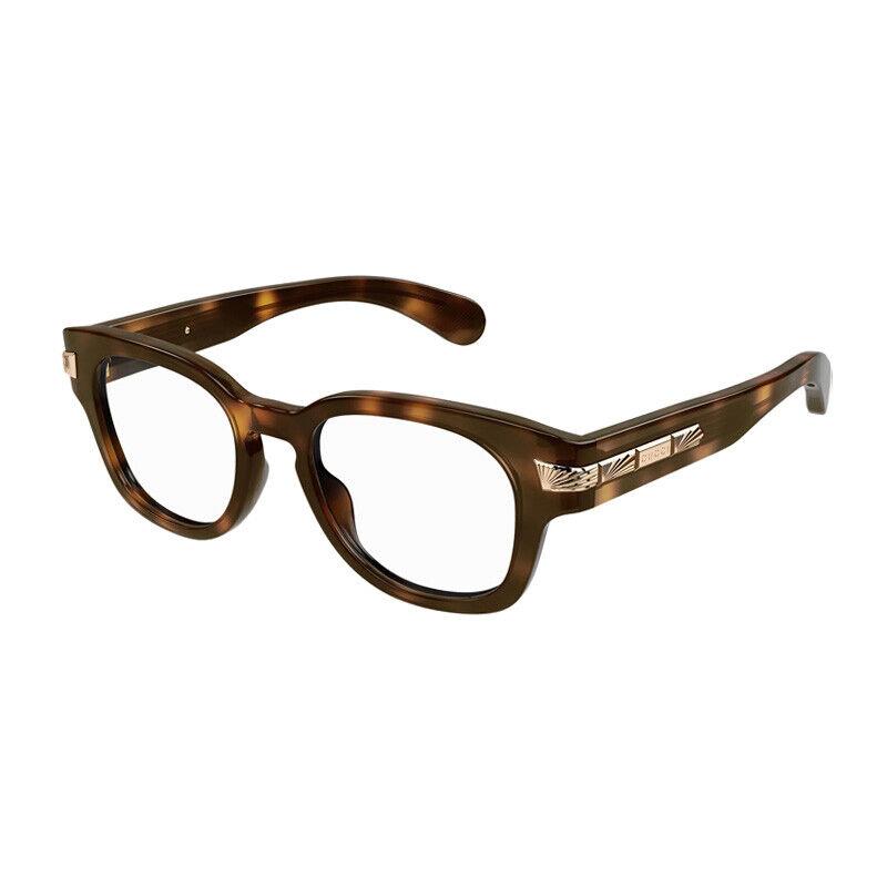 Gucci GG1518O 002 Shiny Medium Havana 51mm Eyeglasses