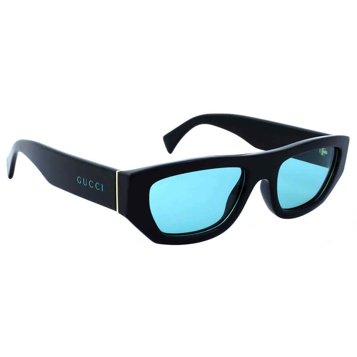 Gucci Green Browline Unisex Sunglasses GG1134S 004 53 GG1134S 004 53