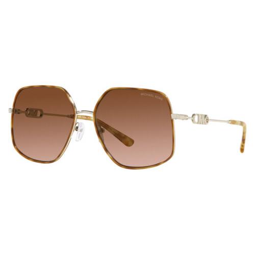 Michael Kors Women`s 59mm Light Gold Amber Tort Sunglasses MK1127J-10143B-59